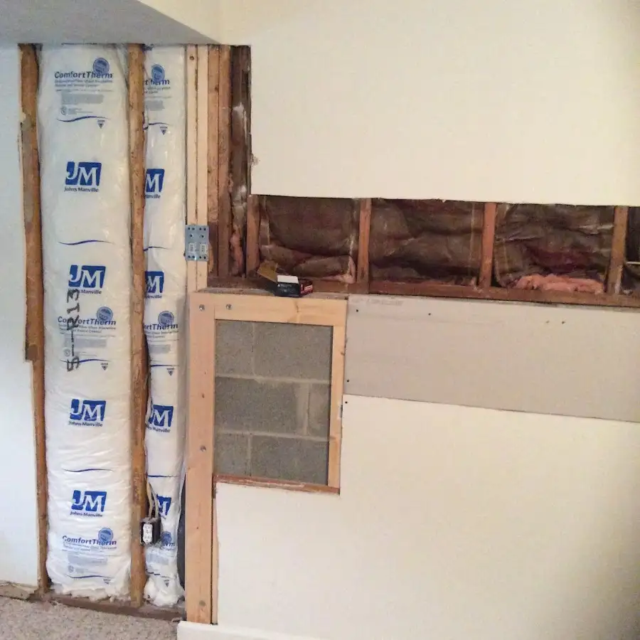 Wall insulation replacement during Odor Removal & Deodorization in Glenvar Heights